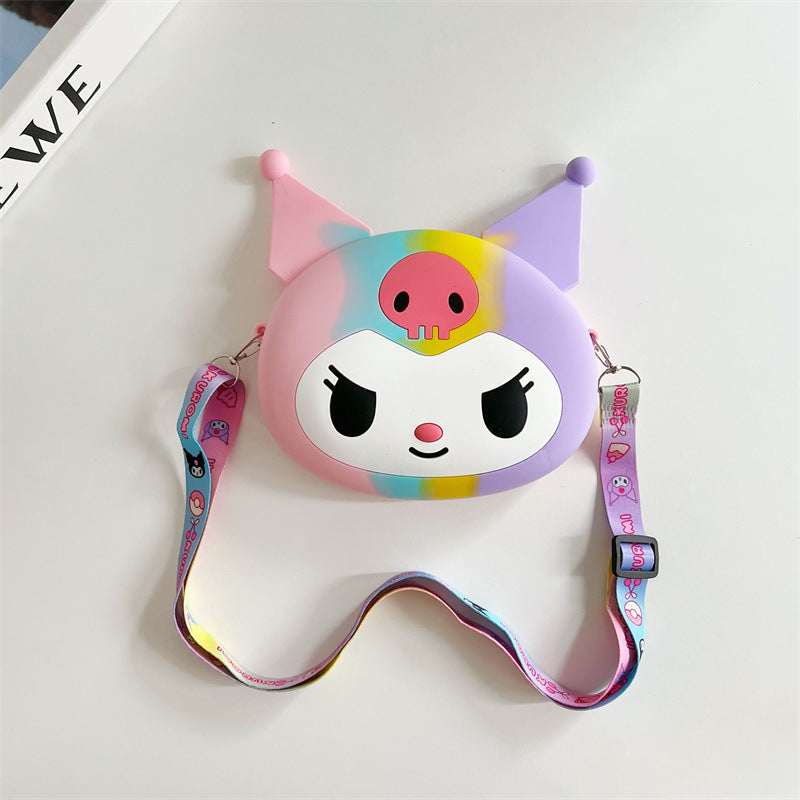 Children's Clow Cartoon Fashion Trend Play Silicone Coin Purses