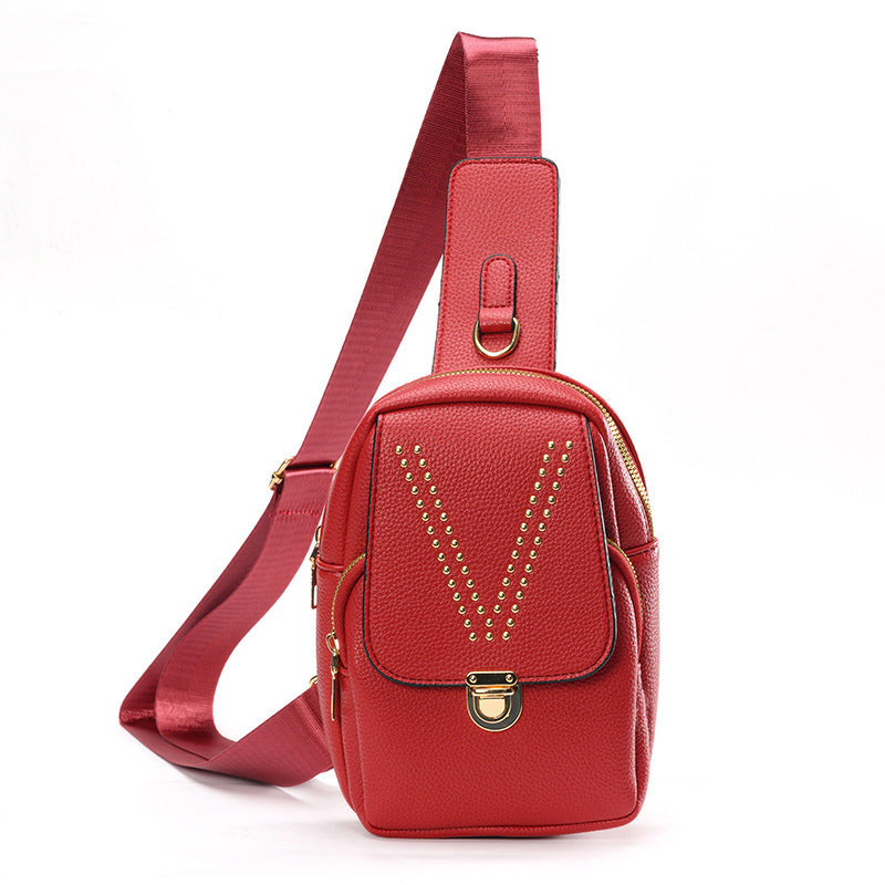 Women's Trendy Street Fashion Soft Surface Backpacks