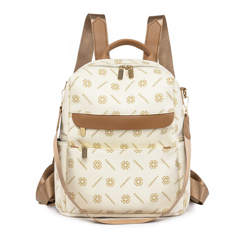 Women's Vintage Printed Fashion Large Capacity Leisure Backpacks