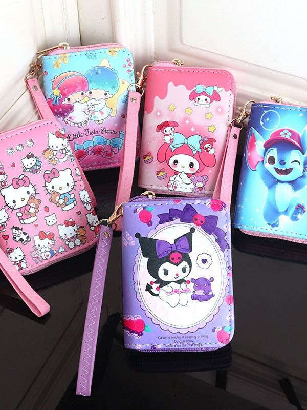 Women's & Men's & Cartoon Cat Stitch Clow Melody Coin Purses