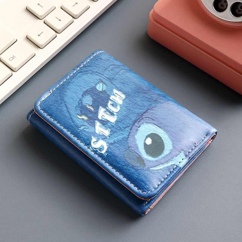 Stitch Short Cute Cartoon Anime Lady Ladies Wallets