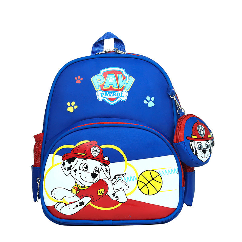 Children's Cartoon Fashion Boys Burden Reduction Spine Children's Backpacks