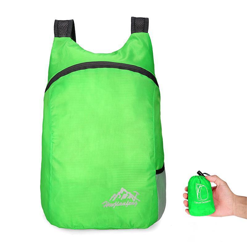 Women's & Men's & Folding Storage Skin Waterproof Printed Sports Backpacks