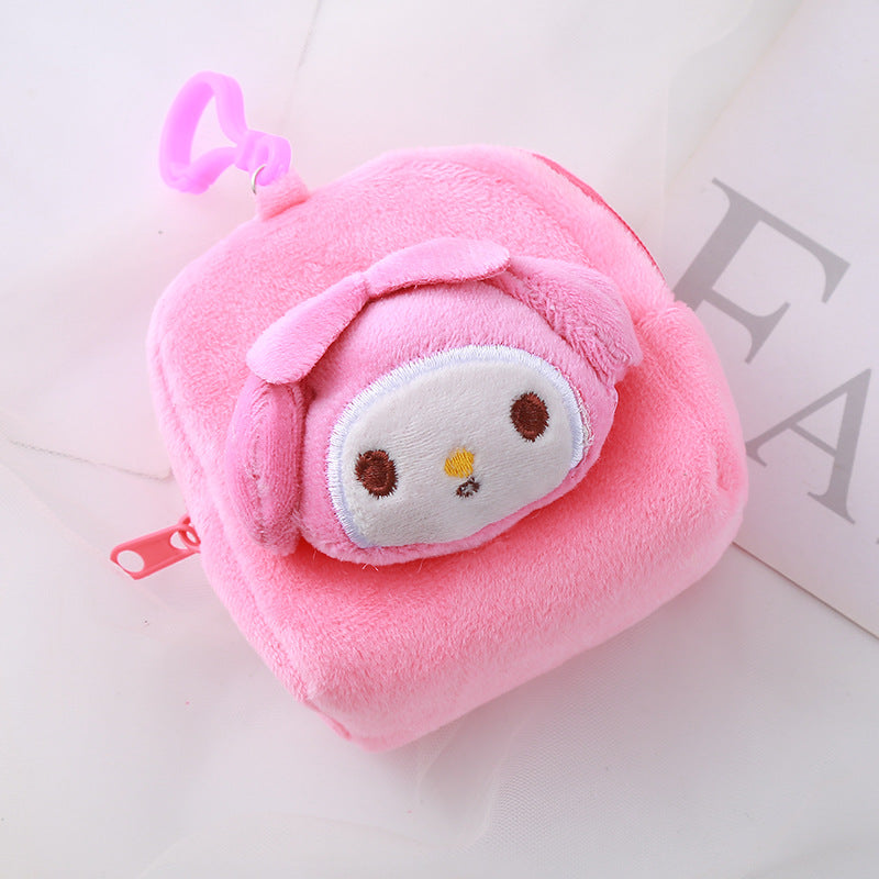 Cartoon Three-dimensional Small Plush Creative Pendant Coin Purses