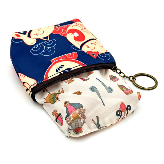 Women's Film Printed Cartoon Sier Sundries Storage Coin Purses