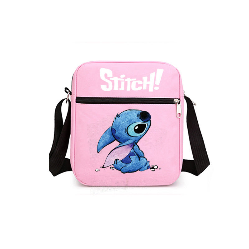 Comfortable Graceful Star Stitch Lunch Box Elementary School Students' Schoolbags