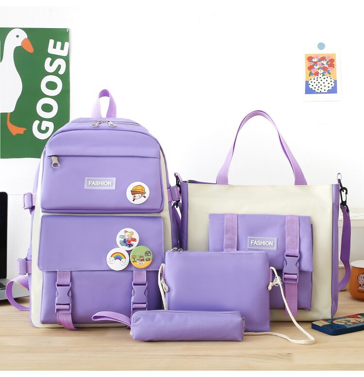 Korean Style Junior High Primary Mori Grade Three Backpacks