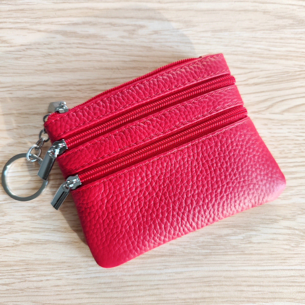 Women's Genuine Leather Business Short Small For Coin Purses