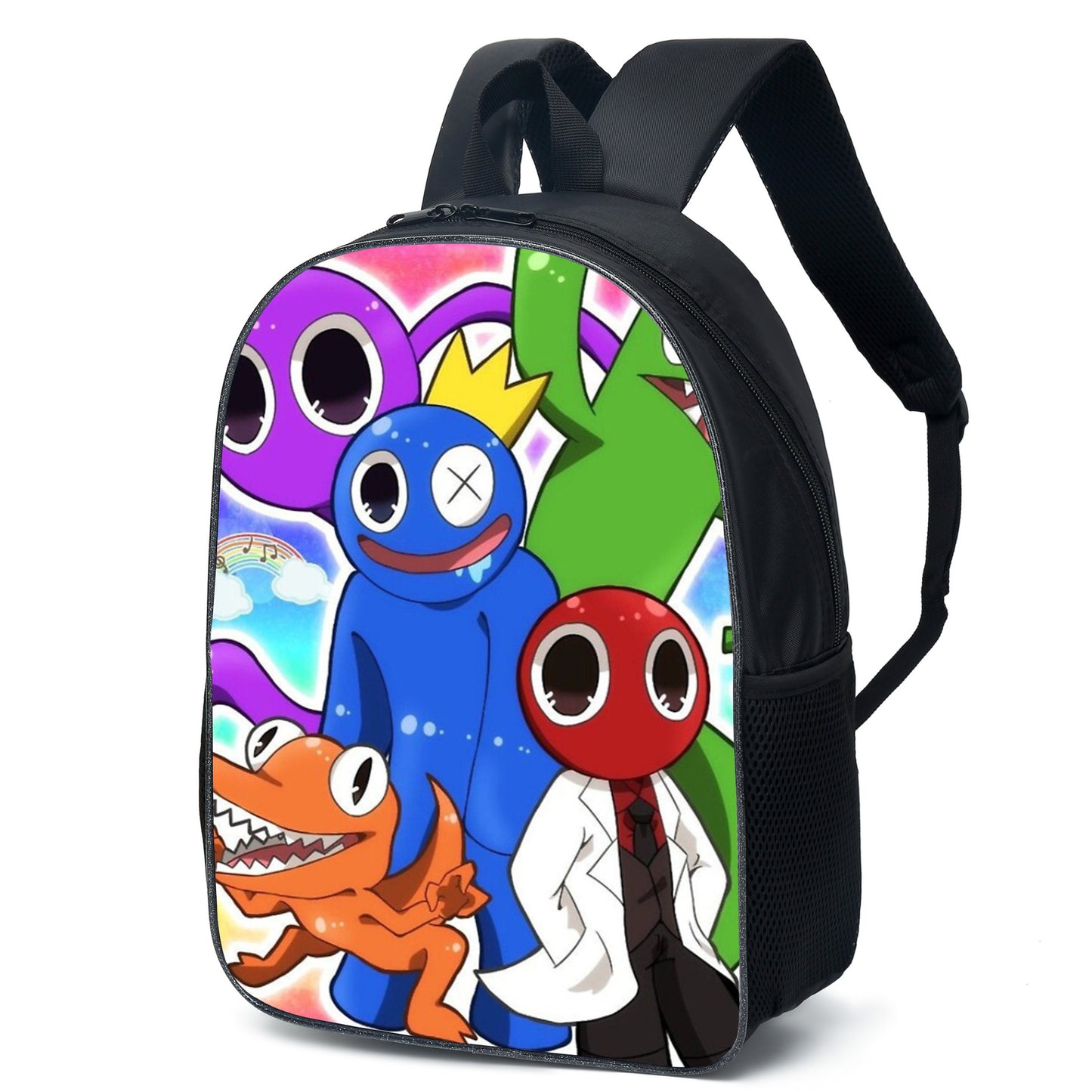 Rainbow Friends Cartoon Three-piece Primary Secondary Backpacks