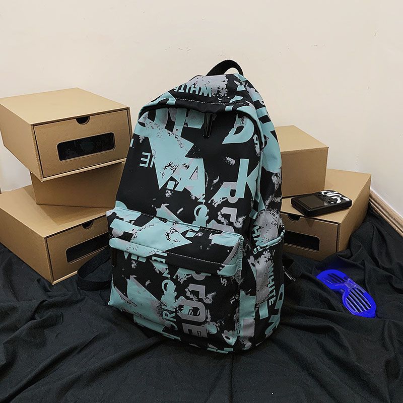 Women's & Men's Camouflage Retro Street Trendy Korean Style Backpacks