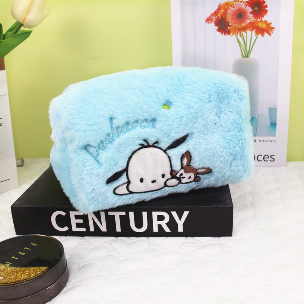 Large Capacity Stationery Pencil Box Cartoon Cosmetic Bags