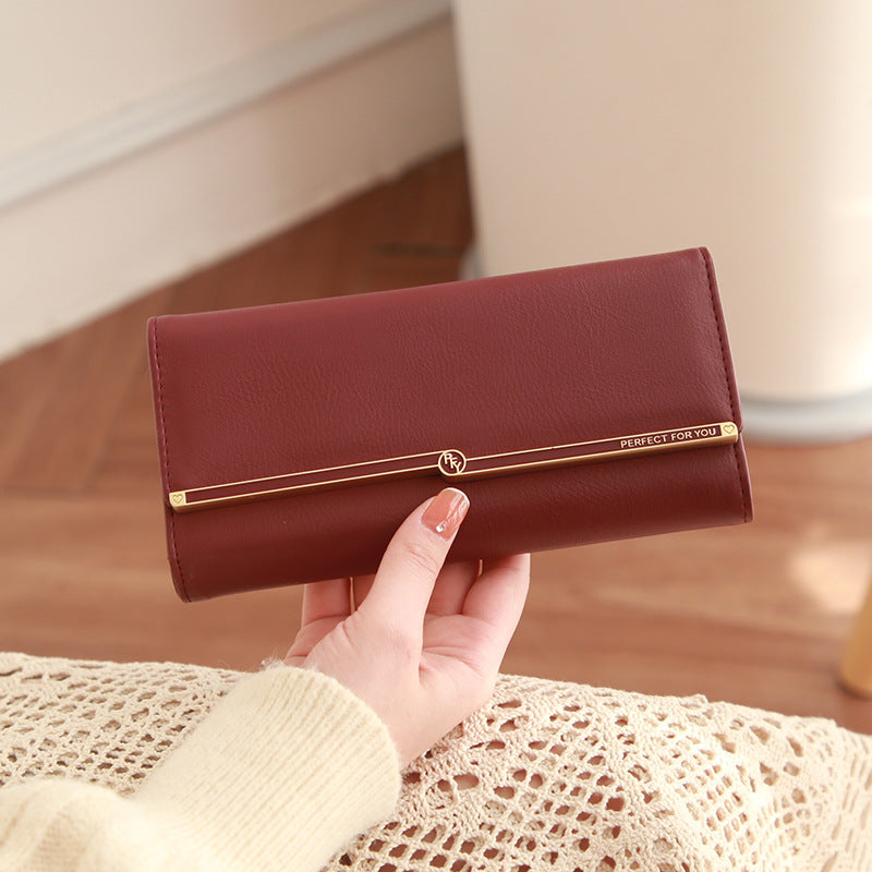 Women's Korean Style Fashion Long Wild Ladies Wallets