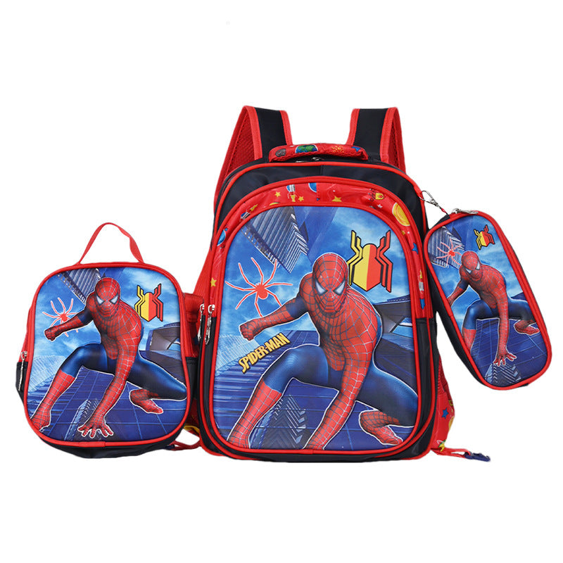 Children's Cartoon Detachable Six-wheel Three-piece Set Elementary School Students' Schoolbags