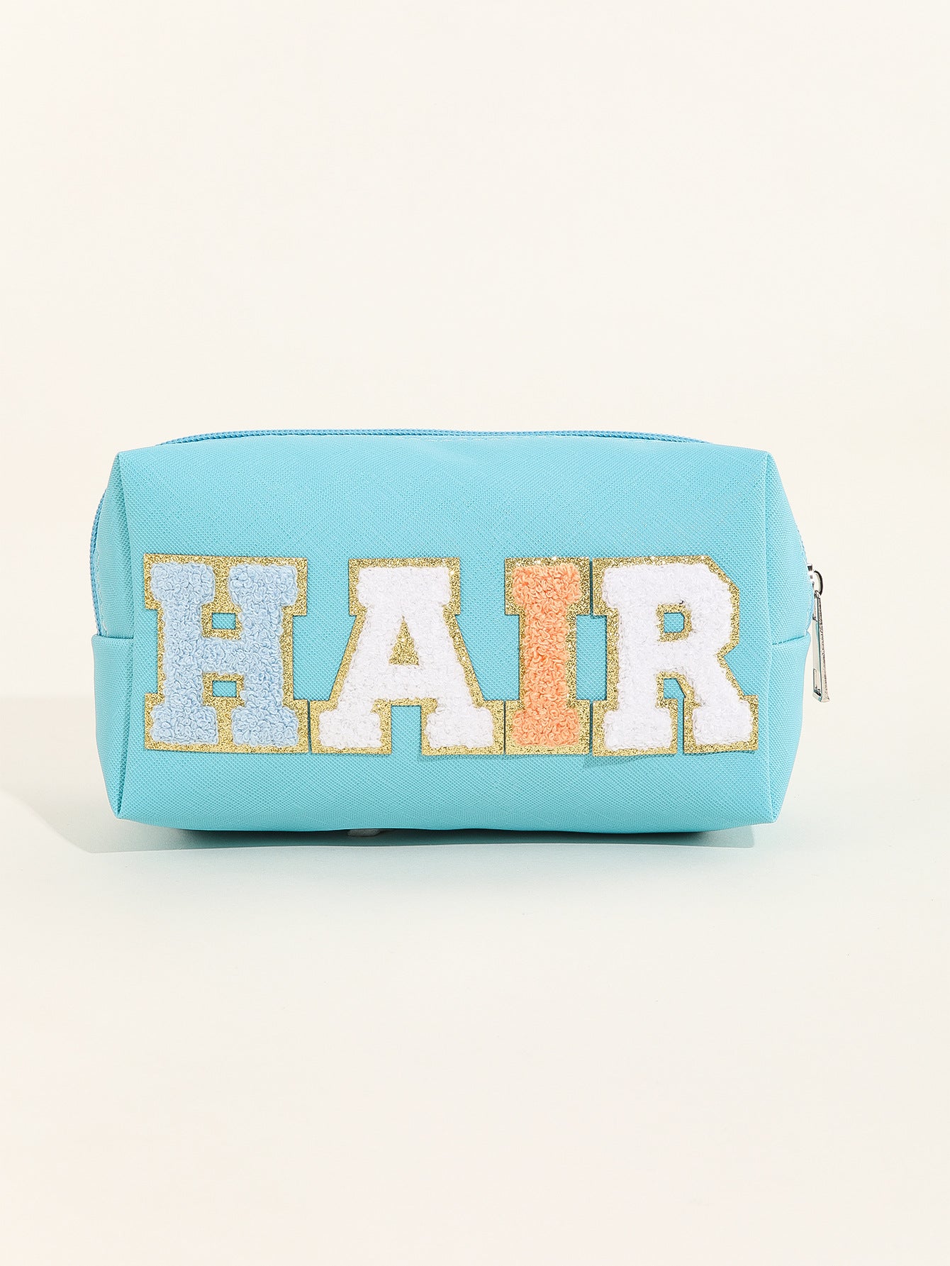 Embroidery Letter Sticker Embroidered Letters Cloth Waterproof Portable Cosmetic Bags