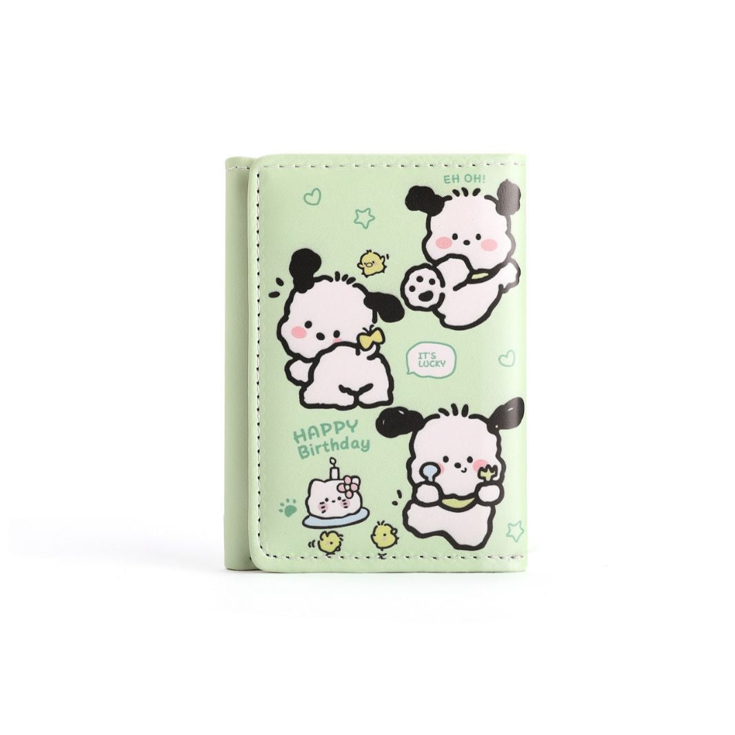 Cartoon Three-fold Thin Portable Cute Large Capacity Ladies Wallets