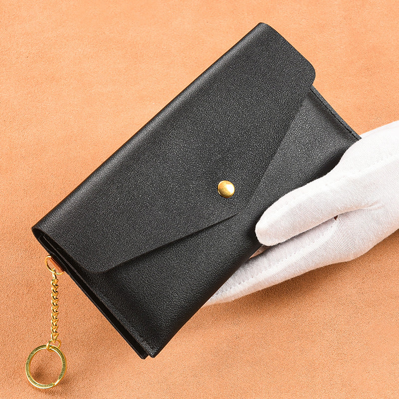 Pochette longue et fine pour femmes, Simple, mode, grands portefeuilles pour dames