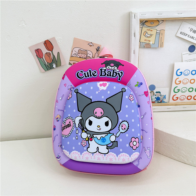 Children's Boys Cartoon Hard Shell Small Class Kindergarten School Bags