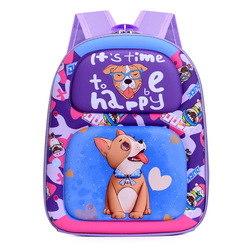 Children's Cartoon Animation Boys Eggshell Leisure Children's Backpacks