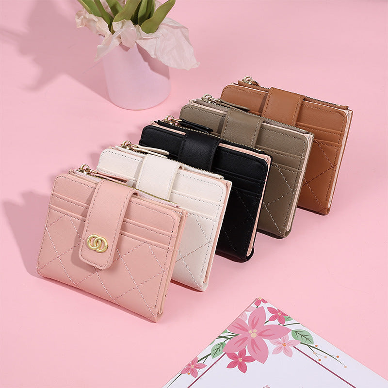 Women's Classic Style Short Niche Simple Ladies Wallets