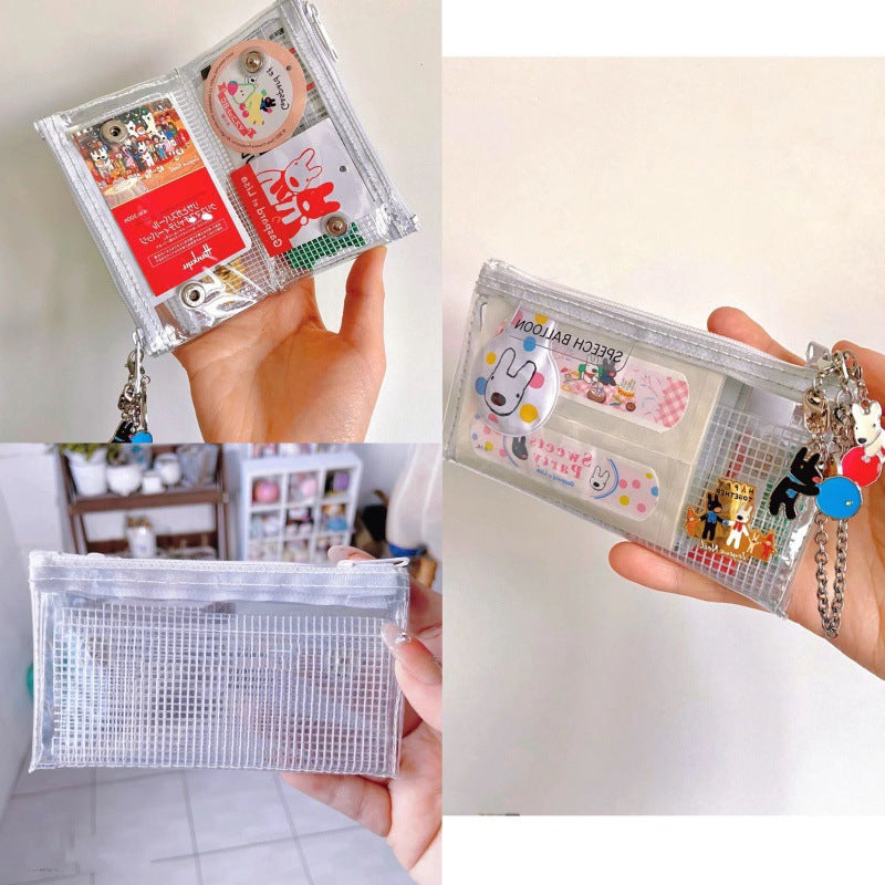 Packaging Transparent Gadget Buggy Simple Mask Storage Clip Coin Purses