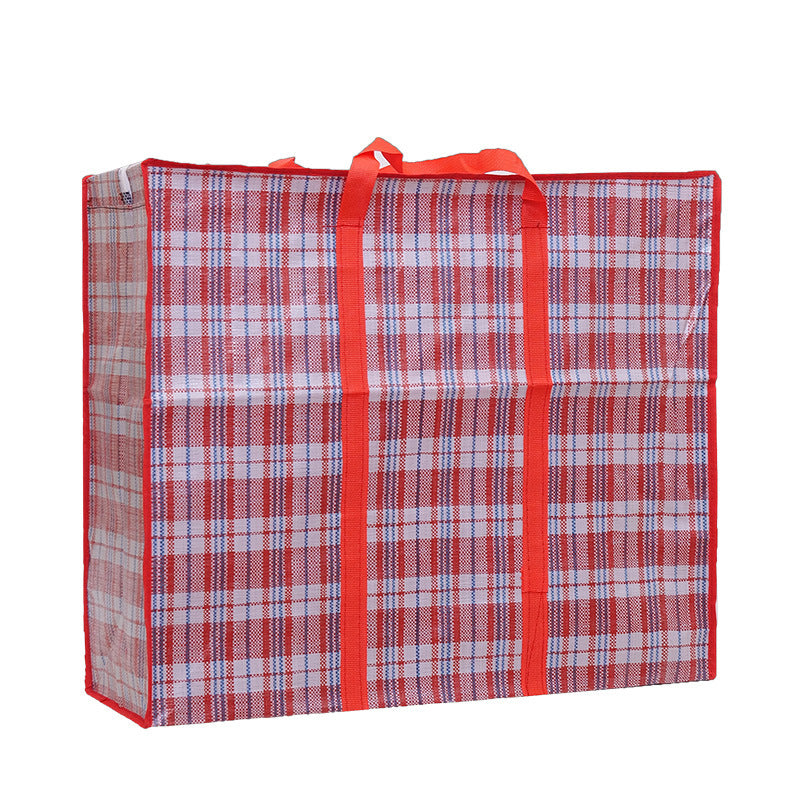 Plaid Thickened Snakeskin Large Moving Packing Storage Bags