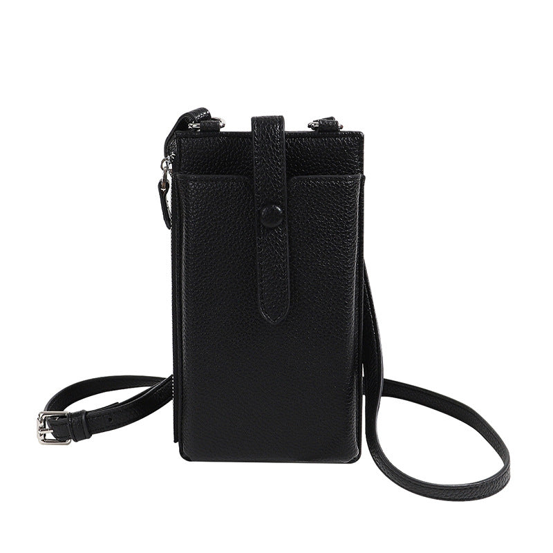 Zipper Fashion Mobile Pure Color Lightweight Phone Bags