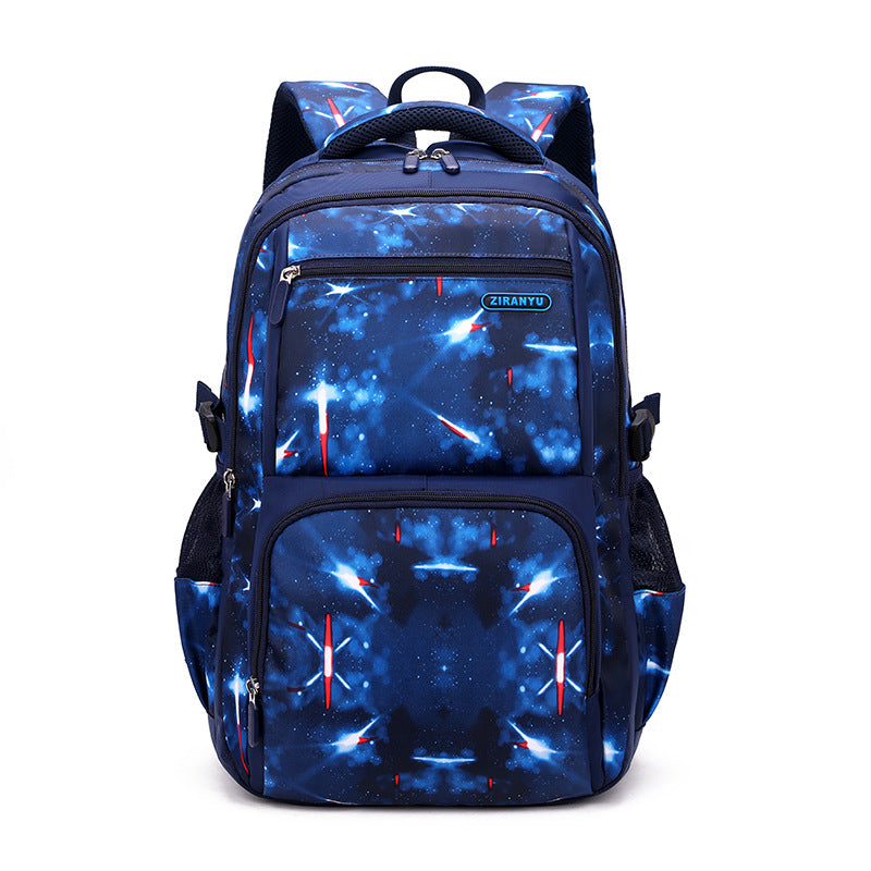 Fish Starry Sky Primary Grade Male Elementary School Students' Schoolbags