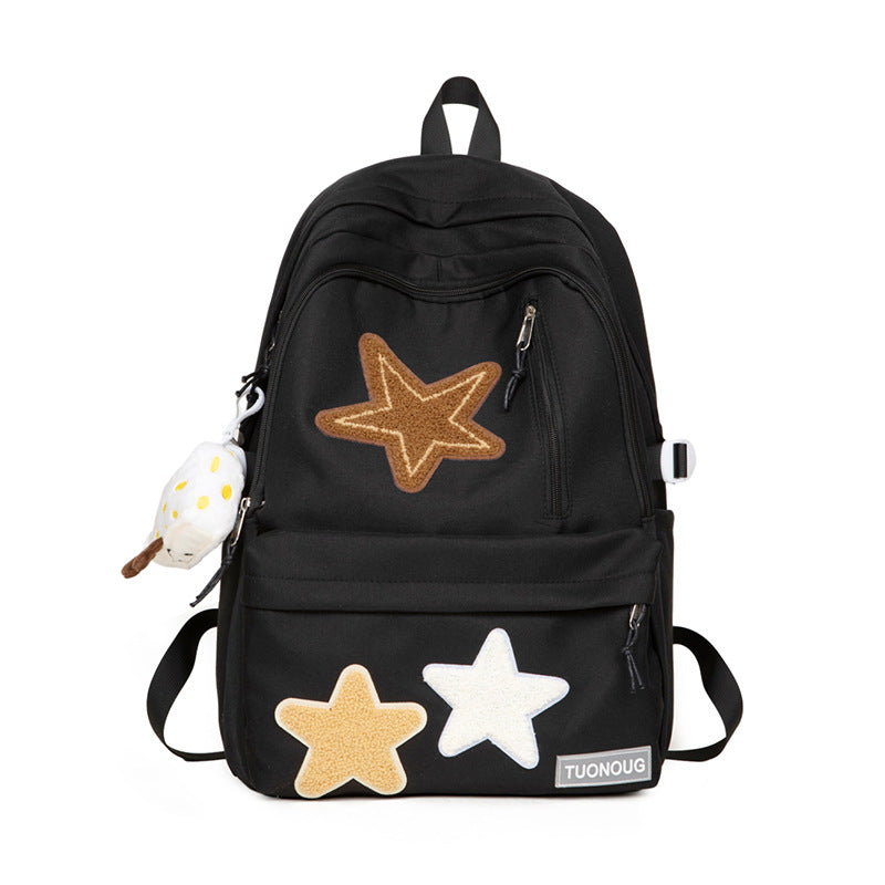 Style Five-pointed Star Large Capacity Junior's Middle School Students' Schoolbags