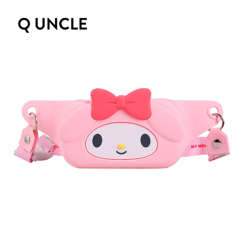 Authorized Hello Kitty Silicone Cartoon Melody Children's Waist Packs