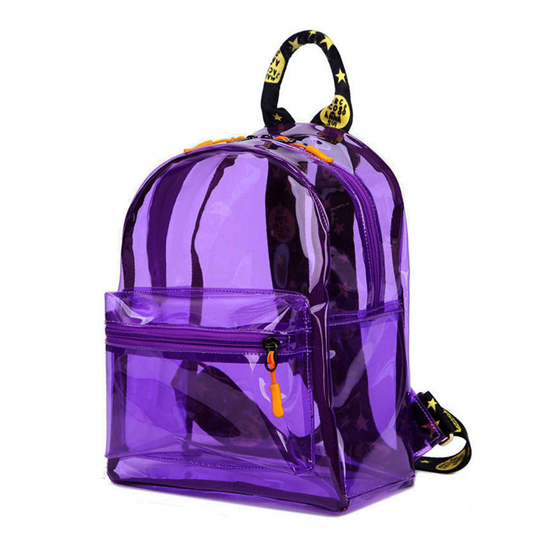 Slouchy Stylish Transparent Waterproof For Mini Backpacks