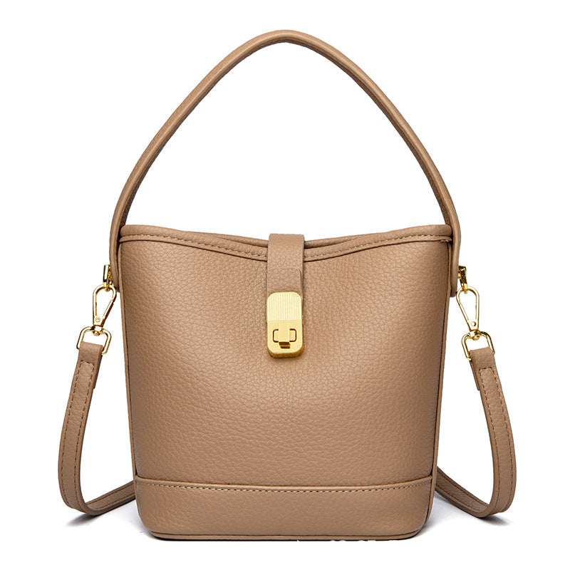 Women's Fashion Simple Multilayer One Minority Soft Crossbody Bags