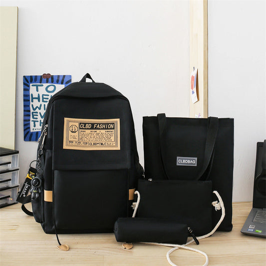 Boy Trendy Junior High Grade Simple Elementary School Students' Schoolbags