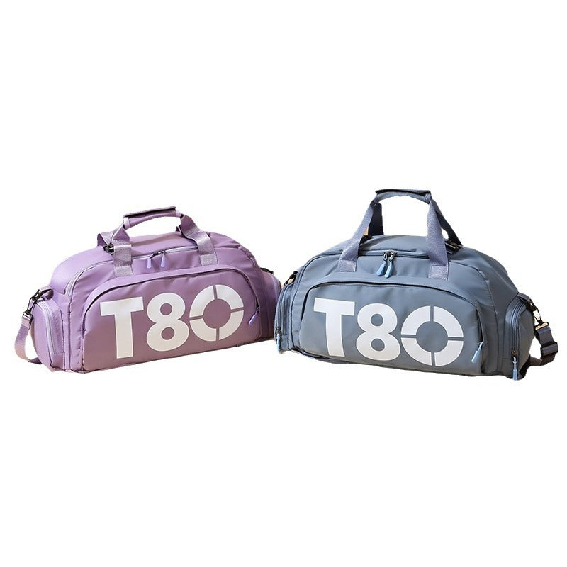 Women's Lettered Short-distance Shoe Warehouse Storage Printed Travel Bags