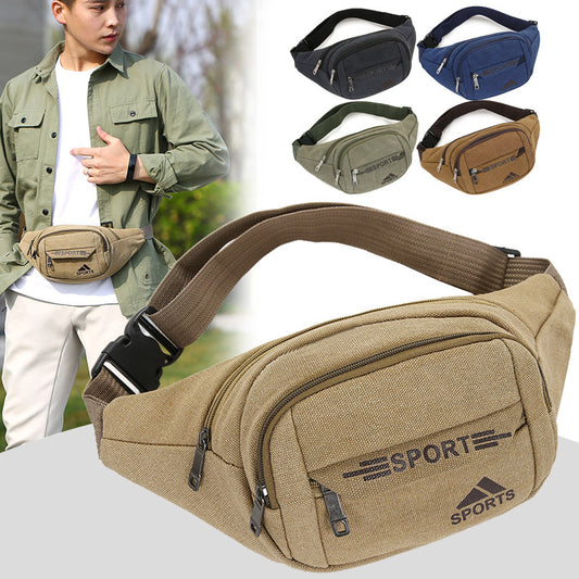 Cell Leisure Fashion Can Be Printed Business Men's Waist Packs