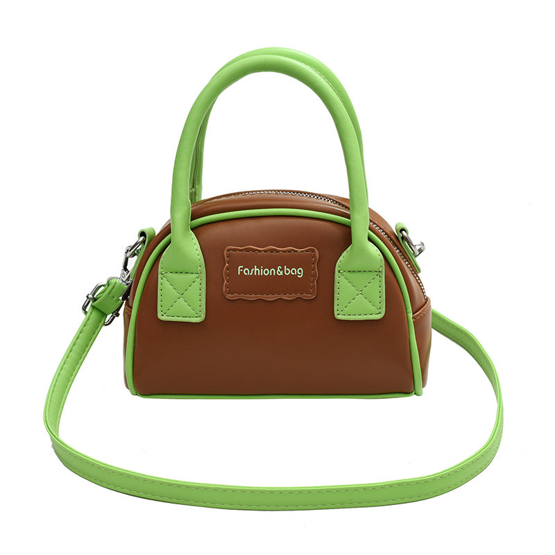 Women's Style Niche Spring Contrast Color Portable Crossbody Bags