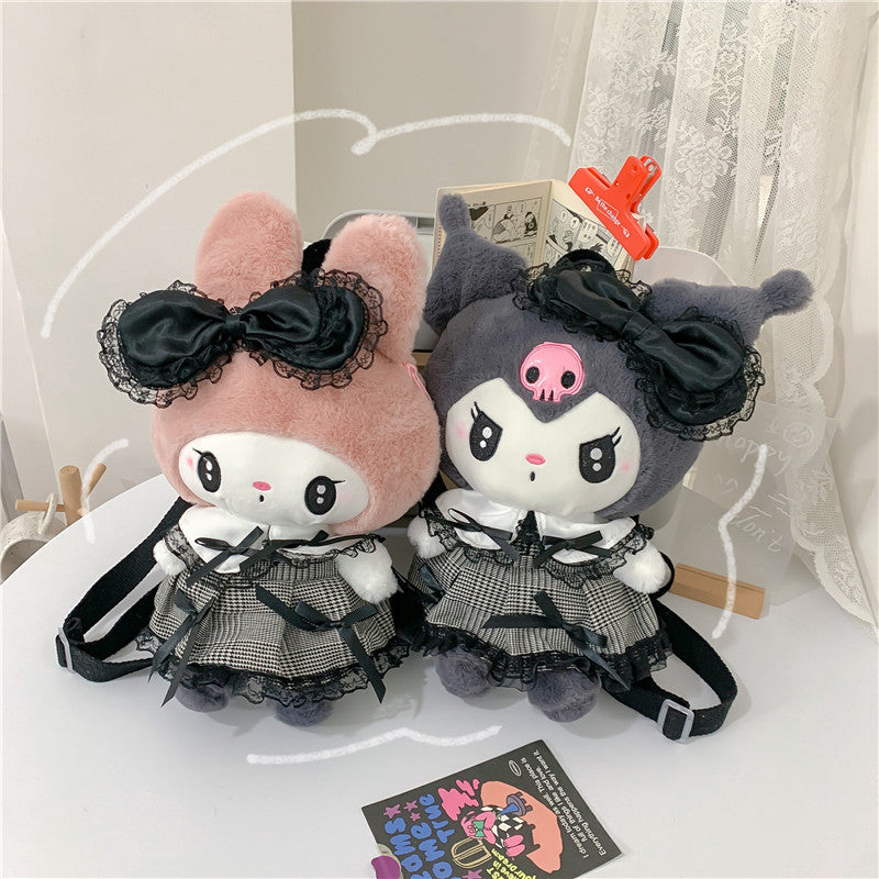 Cute Skirt Clow Doll Female Sweet Backpacks