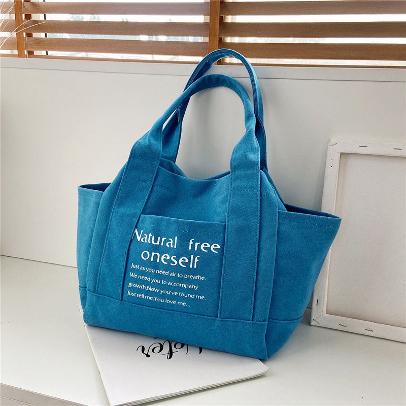 Women's Leisure Fashion Letter Tote Large Capacity Shoulder Bags