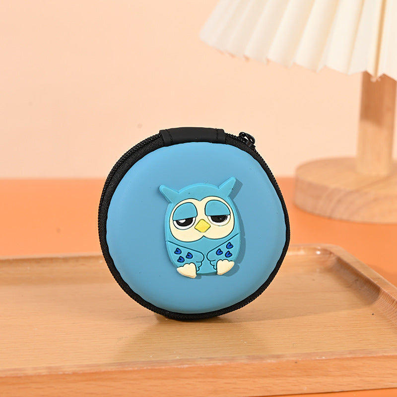 Children's Korean Cute Cartoon Silicone Earphone Portable Coin Purses