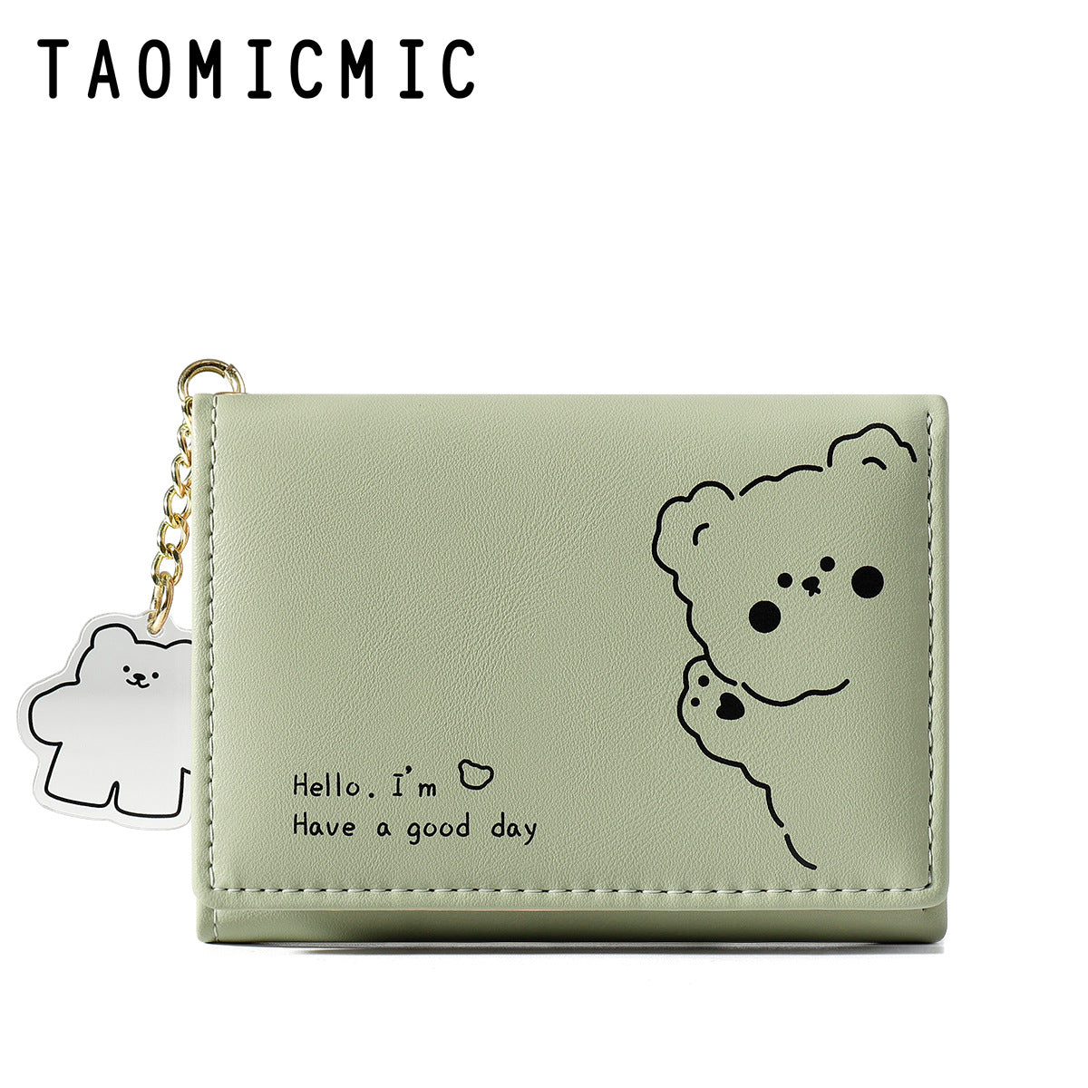 Women's Korean Fashion Cute Large Capacity Three Card Holder