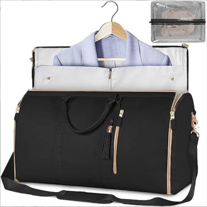 Women's Large Portable Folding Clothing Overnight Storage Travel Bags