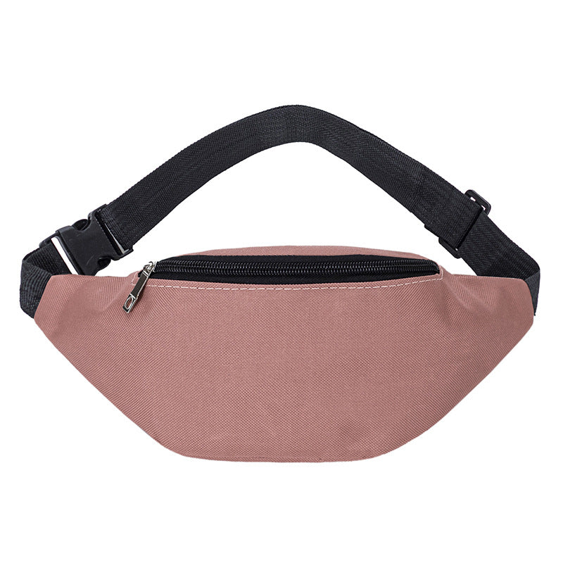 Women's & Men's & Simple Solid Color Waterproof Waist Packs