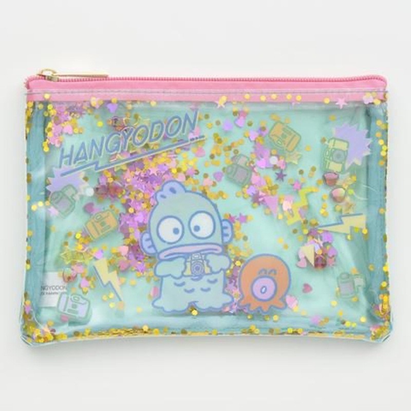 Cute Pacha Dog Clow Transparent Waterproof Cosmetic Bags