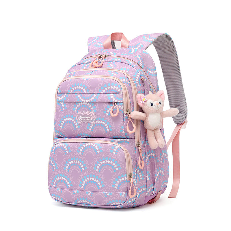 Natural Fish Primary Large Capacity Camouflage Elementary School Students' Schoolbags