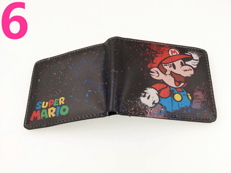 Super Mary Game Anime Peripheral Mario Coin Purses