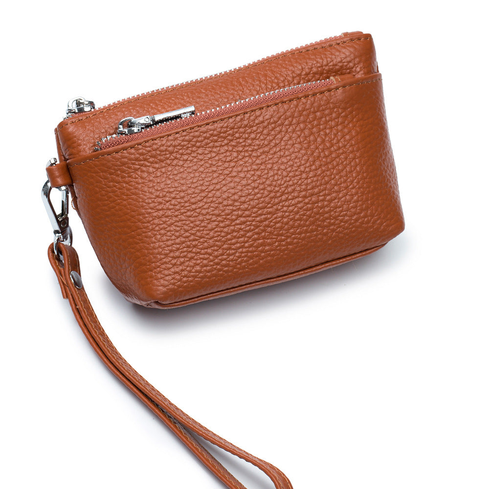 Women's Fashion Genuine Leather Simple Small Hand Coin Purses