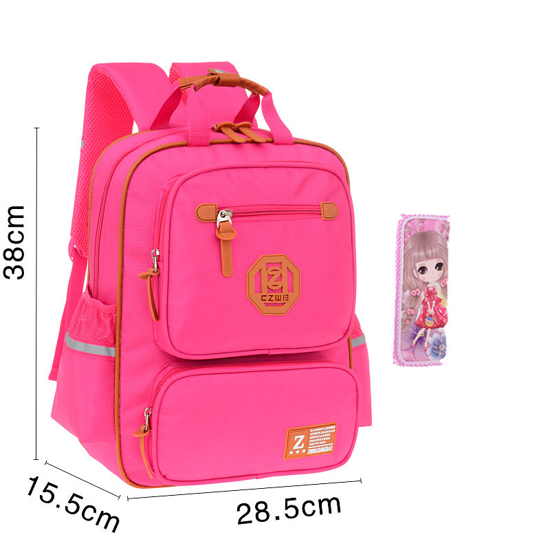 Children's Primary Grade Three To Six Lightweight Spine Elementary School Students' Schoolbags