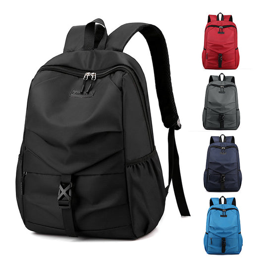 Men's Simple Waterproof Lightweight Street Trendy Computer Backpacks