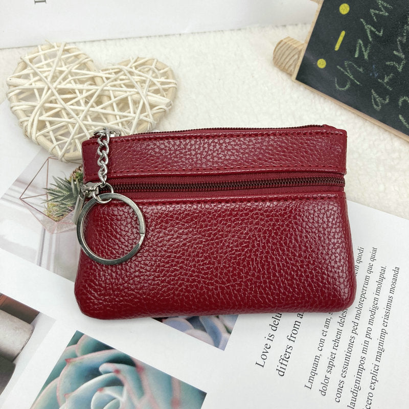 Women's Korean Mini Fashion Thin Short Small Coin Purses