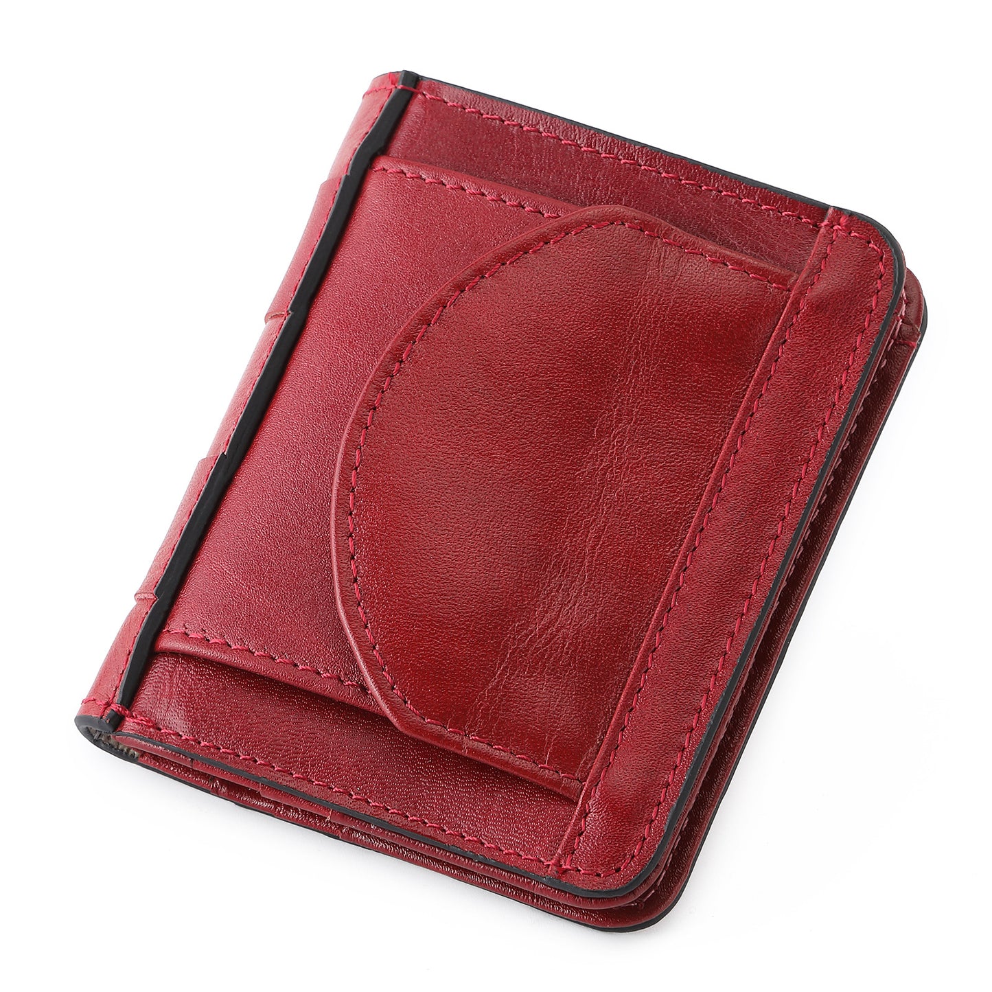 Women's Leather Style Mini Short First Layer Ladies Wallets