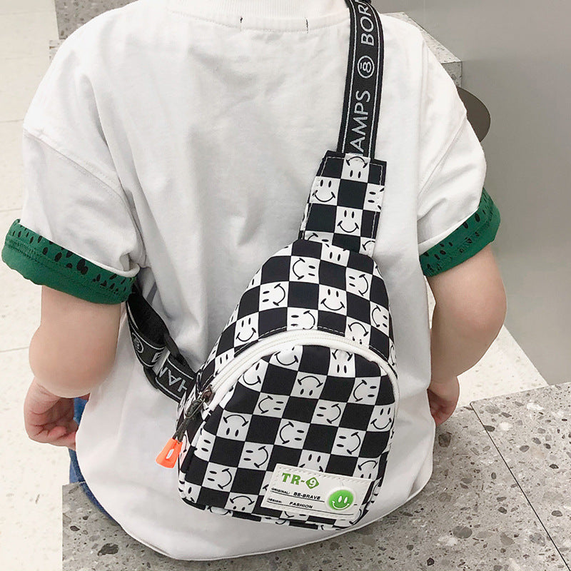 Children's Boy Handsome Korean Fashion Solid Color Children's Waist Packs